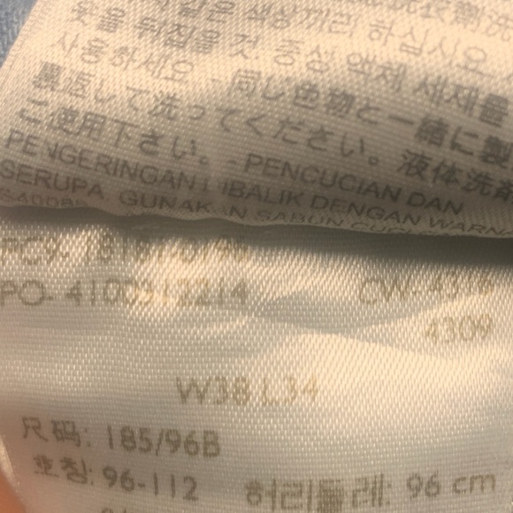 541 levis jeans 38x34 - Picture 4 of 5